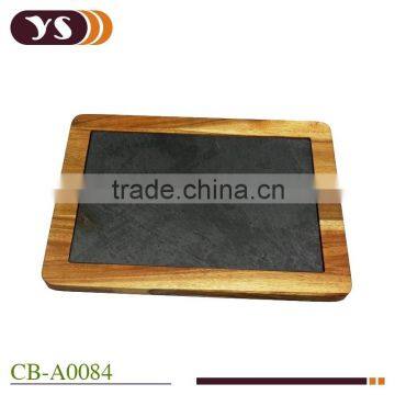 2013 Hot Sale Rectangle Wood Slate Tray photo-2