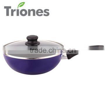 Carbon Steel Porcelain Enamel non stick wok