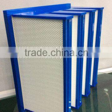 Best price Fiberglass plastic frame V-type Medium filter