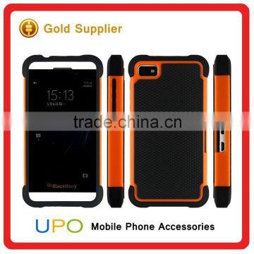 [UPO] Factory Price Defender Cover 3 in 1 Protective PC + Silicone Front and Back Cover Case for BlackBerry Z10