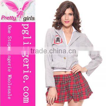 Hot sale 3pcs school girls costume long sleeves japanese sexy girls school students