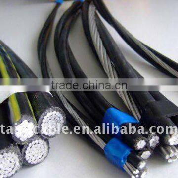 1000V Aerial Bundle Cable/quadruplex ABC cable/service drop cable insulated overhead cable