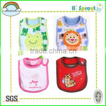 WATER PREVENT BABY BIB ANIMAL PATTERNS