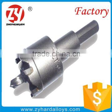 Straight Type YG9X Tungsten Carbide Tipped Tct Hole Saw for Metal and Stainless Steel