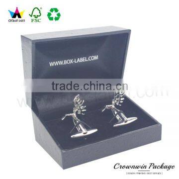 Wholesale New Luxury Mini Custom Cufflink Paper Box Packaging