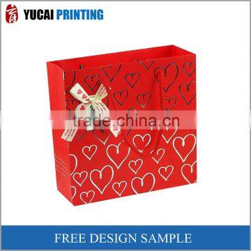 Red paper bag gift shopping bag