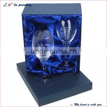 hot sale gift boxes for wine glasses made in shanghai