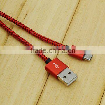 Wholesale Mobile Phone Use and Micro-USB USB Type Braided Micro Usb Cable photo-5