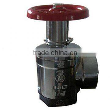 Right angle fire hose valve