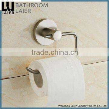 China Manufacture Zinc Alloy Brush Nicked Bathroom Sanitary Items Wall Mounted Toilet Paper Holder