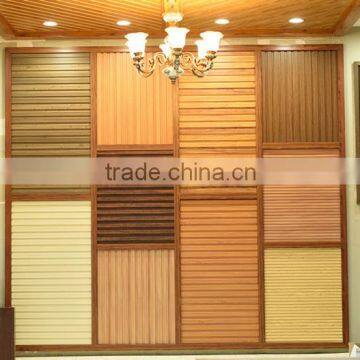 WPC pvc wall panel caldding decking wall panel sent from Qingdao Port