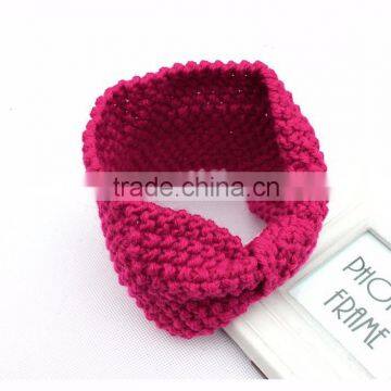 15PKHB04 2014-2015 lady colourful knitting sport head band