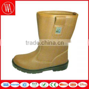 Custom high neck stylish leather safety boots