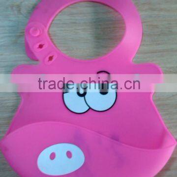 2015 new can customized food grade silicone adult baby bib