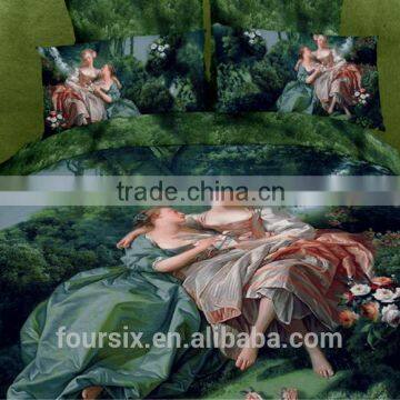 2014 high quality new design 100% cotton bed sheet set