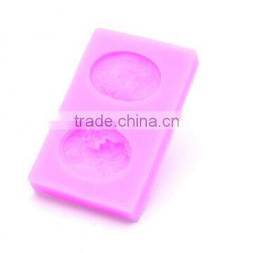 Woman badge silicone fondant mold