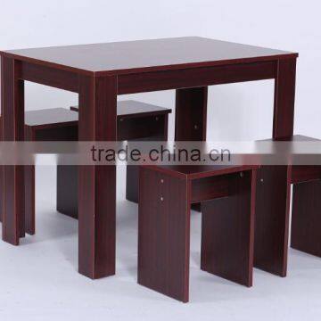 Hot sell Particle board dining table for Europe