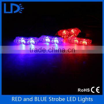 2016 new products remote control red blue 12 volt led dash warning lights
