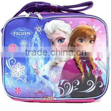 School Lunch Bag Insulated Snack Bag - Ice Snowflakes