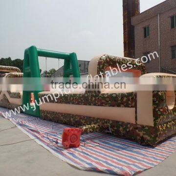 Military Inflatable Obstacle Course 2015 giant children Inflatable Playground Challenge Bouncing for adults