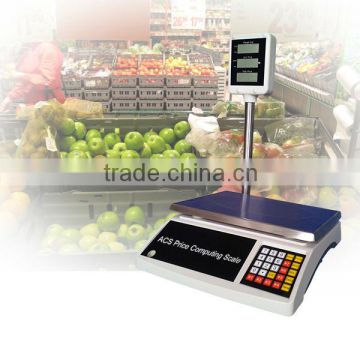 ACS electronic price weighing scale