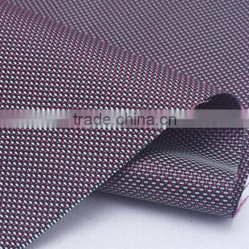 Polyester three tone oxford fabric with PA/PU/ULY/PVC coating for shoes/backpacks/luggage