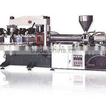 Rotary Type Automatic Air Blowing Plastic Shoes Injection Moulding Machine