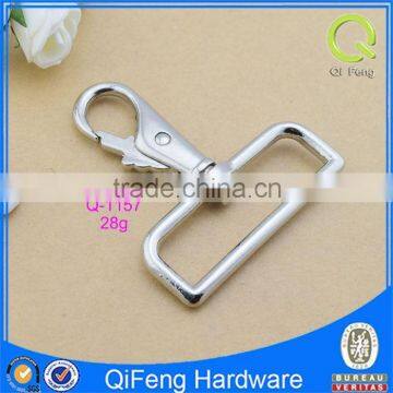 Q-1157 dog leash swivel hooks,silver snap hook