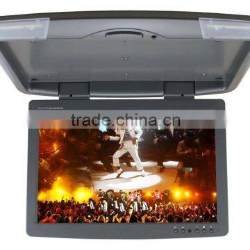 15 inch Ultra-thin TFT-LED Roof Mount Flip Down Monitor