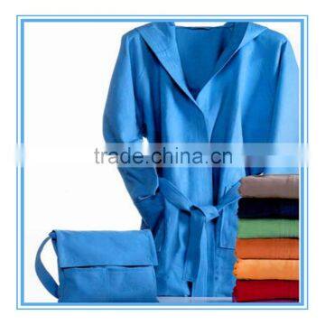 light weight packable robe,bath robe,microfiber bath robe