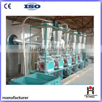 Small Size Five Units Machine Corn Flour Machine 24 Tons Per Day