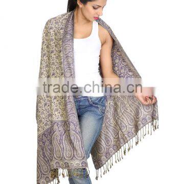 Fashionable Viscose Shawl Scarves Wholesale Stoles Indian Girls New Style Scarves Double Layers Stole Shawls