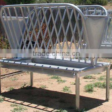 Livestock High Quality Hot Dip Galvanized Animal Hay Feeder for Livestock