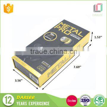 Latest Design UV Blister Tray Magnetic Closure Earphone Packing With Own Logo