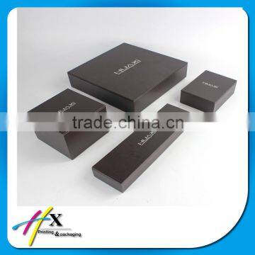 hot silver stamping jewelry box custom logo printing