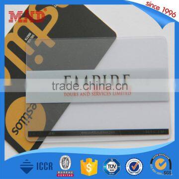 MDP05 plastic card transparent PVC plastic cheap membership card