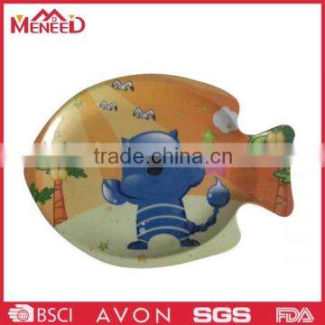 Bargain price fish shape decorative flat plate