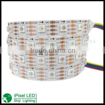 DC5v PVC Lamp Body Material and LED Light Source smd APA102 Waterproof led strip light