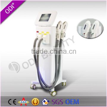 Double handles optional ipl elight shr ipl hair removal machine