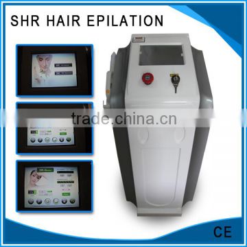 2016 newest ipl shr hair removal machine for homr use/salon use