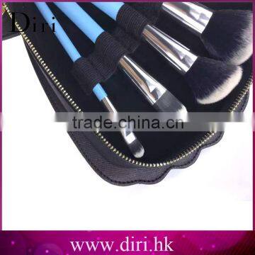 Best Private Label Professional Synthetic Cosmetic Makeup Brush Set With Leather Traverl Bag Case photo-4