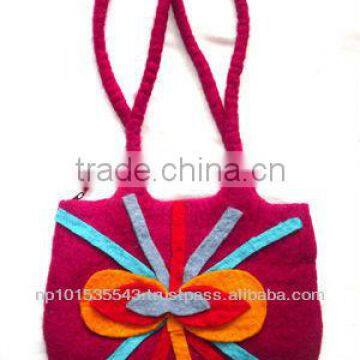 New Design Felt bags/ new design handmade felt bags/ Ladies woolen bags