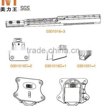 Soft Closing Sliding Wardrobe Door System Sliding Closet Door Roller Fittings photo-4