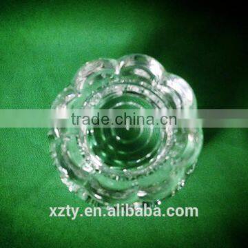 100 ml Lotus Lotus Lotus Shaped Recycled Crystal Wax Empty Container Decorative Candle Holder