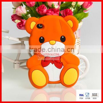 bear shape silicone phone cases