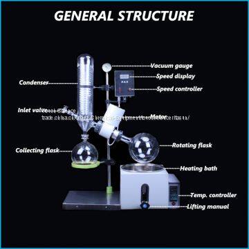 vacuum degassing separating evaporator