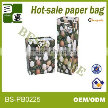 Eye catching nice paper gift bag --- 100% recycle material