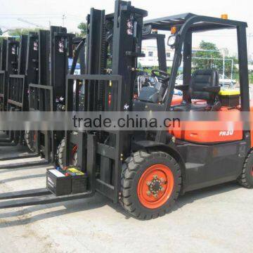 3tons diesel forklift, triple mast with sideshifter