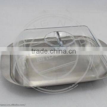 Transparent Butter Dish With PP Lid