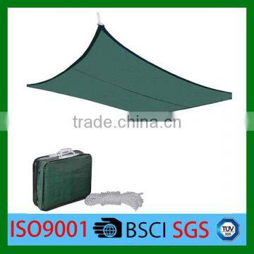 100% PE 3*3M 130GSM sun shade sail